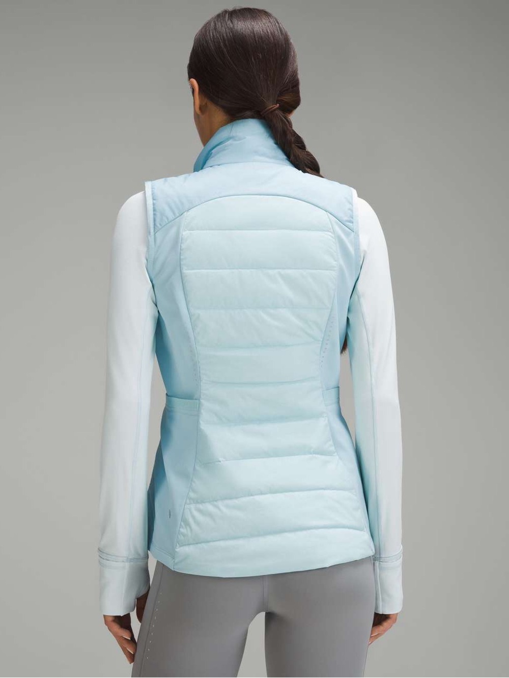 Lululemon Sea Frost Down for It All Vest Size 4 - Picture 8 of 9